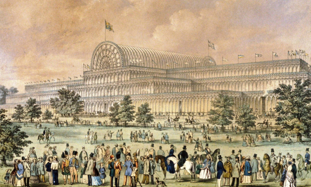 1851년 런던박람회의 수정궁 묘사도. 사진=산지니 제공
