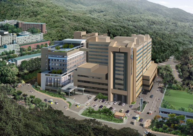 부산 동아대병원 건물 전경