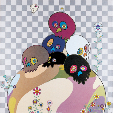 [BMA 컬렉션, 미술관 보고(寶庫) 들여다보기] 154. 일본 네오 팝아트의 거장, 무라카미 다카시 ‘Skulls Rock’