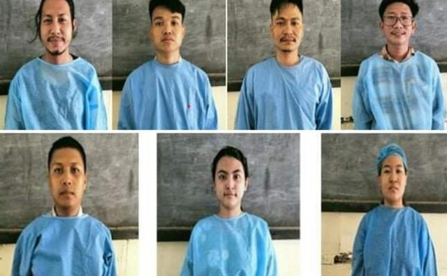 미얀마 군사정권에 반대하다 사형 선고를 받은 청년들. 이라와디 사이트 캡처