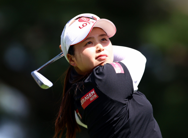 미국여자프로골프(LPGA) 투어 데뷔 첫 우승에 도전하는 최혜진. AFP연합뉴스