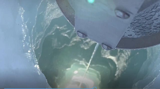 난센빙붕 탐사활동 동영상 화면 캡처. 출처: 해수부·극지연구소