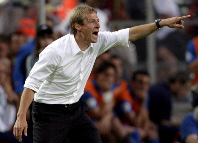 사진은 2006년 독일 월드컵 당시 클린스만 감독. EPA연합뉴스