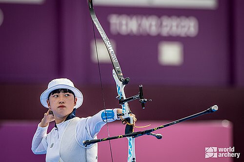 2024 파리올림픽 국가대표 선발전에서 조기 탈락한 안산. 연합뉴스