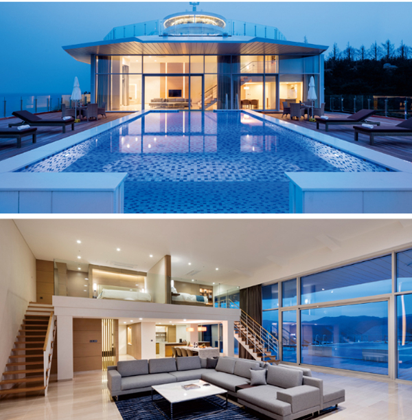 사진=정동진 썬크루즈 호텔 풀빌라 로얄스위트. 홈페이지 캡처