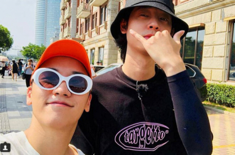 중국여행을 함께 즐기는 승리와 정준영 (사진=승리 인스타그램 캡처)