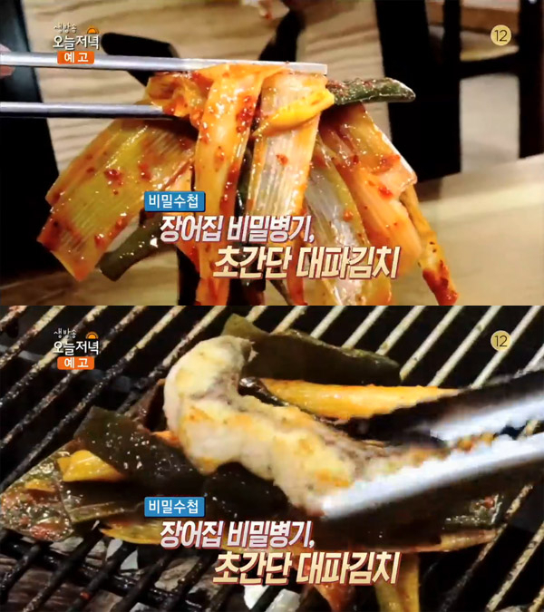 '생방송 오늘 저녁' 대파김치＆장어, 천안 풍천장어직판장…비밀수첩[오늘방송맛집]
