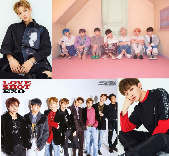 사진=LM엔터테인먼트, 빅히트 엔터테인먼트, sm엔터테인먼트 제공