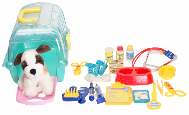 강아지 병원 놀이 세트