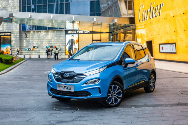 베이징자동차의 소형 SUV ‘EX3’. 북경모터스 제공