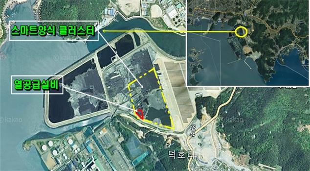고성 스마트양식 클러스터 위치도. 부산일보DB