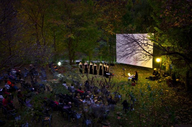 반구대산골영화제의 한 장면.