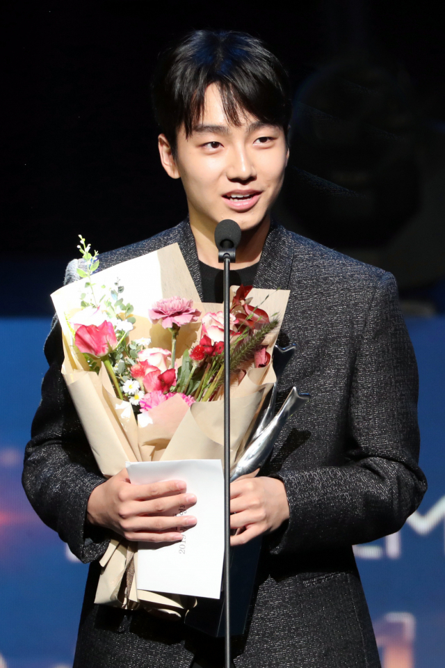 2019 부일영화상 신인남자 연기상(살아남은 아이) 성유빈. 강원태 기자 wkang@