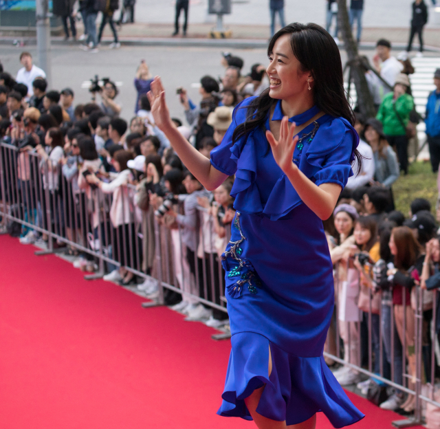 아시아콘텐츠어워즈 레드카펫. 심유림 인턴기자