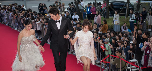 아시아콘텐츠어워즈 레드카펫. 심유림 인턴기자