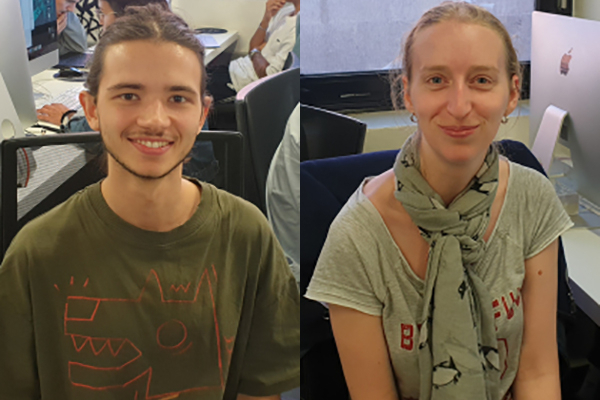 에콜 42 재학생 밸런타인(왼쪽) 씨와 마고 씨.