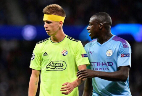 챔피언스리그에서 맨체스터 시티를 상대한 다니 올모. 디나모 자그레브 공식 SNS 캡처