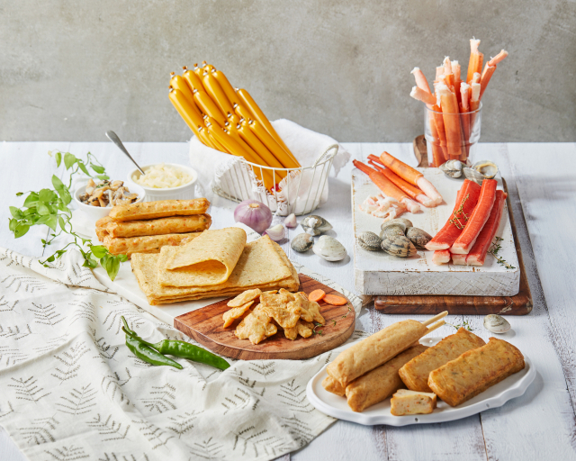 대광F＆C 새로미 어묵은 전통 어묵의 맛을 내는 ‘클래식’, 밀가루를 사용하지 않은 ‘프리미엄’, 합성 화학물을 사용하지 않은 ‘내츄럴(사진)’ 등 3가지 종류의 제품군을 생산한다. 대광F＆C 제공