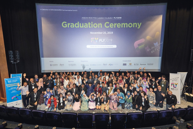 FLY 2019 졸업식 장면. 부산영상위 제공