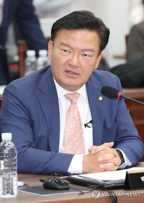 민경욱 자유한국당 의원. 연합뉴스