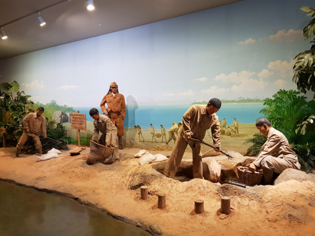 일본 수출 규제와 일본제품 불매 운동의 영향으로 학생들이 일제강점기 역사에 더욱 관심을 갖게 됐다. 국립일제강제동원역사관 내부 모습.