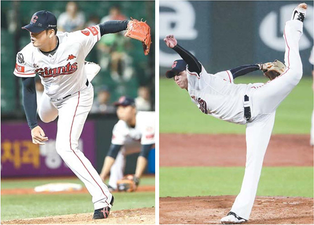 FA 계약이 늦어지면서 전지훈련 명단에서 제외된 롯데 자이언츠 손승락(왼쪽 사진)과 고효준. 최악의 경우 롯데로서는 시즌 준비에 차질이 우려된다. 부산일보DB