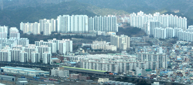 부산진구 개금동 아파트 단지. 부산일보DB