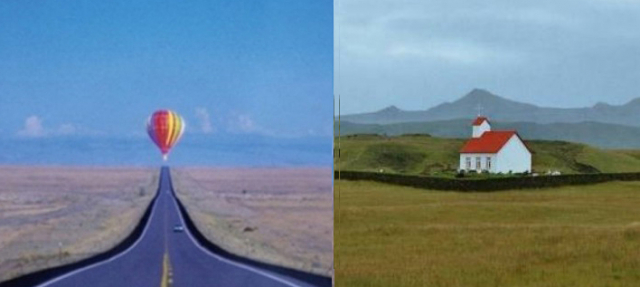 기계로 시력검사를 할 때 등장하는 사진들. 흐려졌다가 점차 선명해지는 이 사진은 안경을 착용한 분들이라면 익숙할 겁니다.