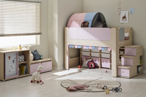 한샘의 버니 벙커침대. 한샘 제공