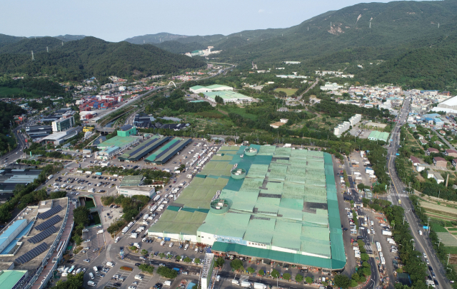 (주)풍산의 대체부지 협의를 비롯한 센텀2지구 사업이 급물살을 탈 전망이다. 풍산은 센텀2지구 사업 부지의 52%를 차지한다. 센텀2지구는 해운대구 반여·반송·석대동 일원 195만㎡(59만 평)에 추진되는 사업이다. 대상 부지 전경. 부산일보DB