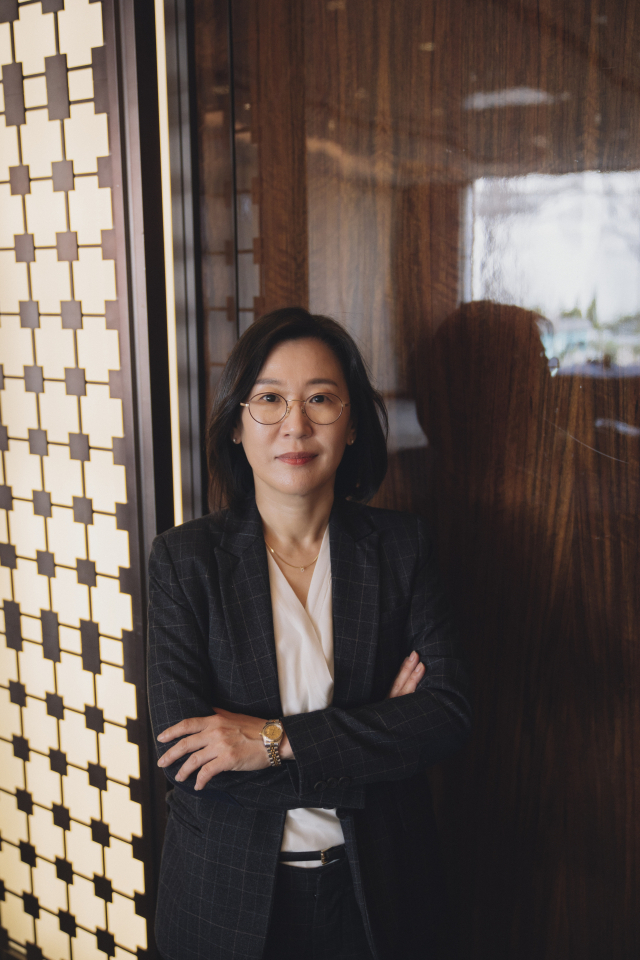 영화 ‘기생충’으로 아카데미를 휩쓴 곽신애 바른손 E＆A 대표. CJ엔터테인먼트 제공