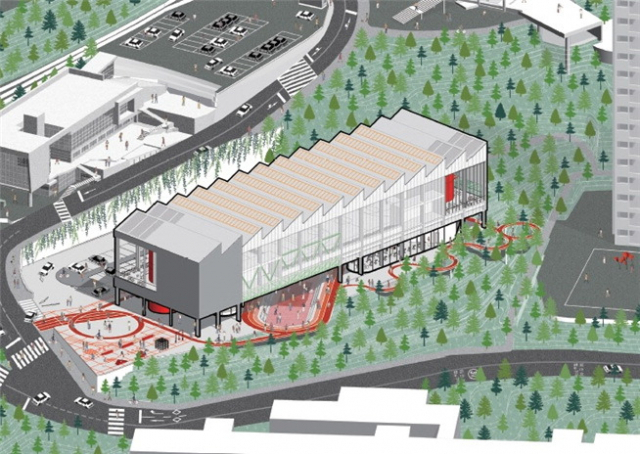 부산시가 공공건축의 공공성을 높이기 위한 체계를 대대적으로 정비했다. 지난달 26일 설계 공모 심사가 진행된 영도구 다목적 실내체육관 건립사업의 당선작(아키텍톤). 부산시 제공