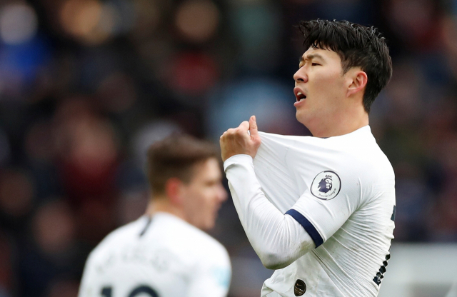 영국 매체 텔레그래프 선정, 올 시즌 프리미어리그 최고 선수 15위에 오른 손흥민. 로이터연합뉴스