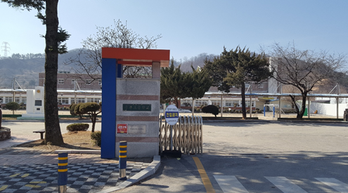 경기도 안성시 금광초등학교 전경. 오투클린 제공.