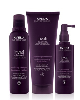 아베다의 ‘인바티어드밴스드 3스텝’ 제품. 아베다 제공