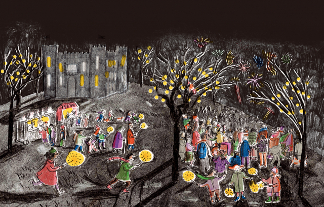 임금님의 여론 조작에 속아 ‘어둠 금지’를 원했던 백성들이 뭔가 잘못된 것을 느끼기 시작했다. 책읽는곰 제공