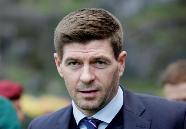 스티븐 제라드 레인저스 감독. 로이터연합뉴스