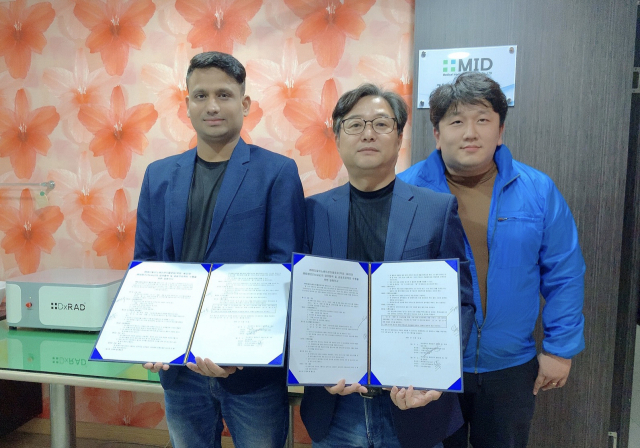 테렌즈와 메디칼이노베이션디벨로퍼가 업무협약을 맺고 엑스레이로 코로나19를 판독할 수 있는 기술을 상용화한다. 테렌즈 제공