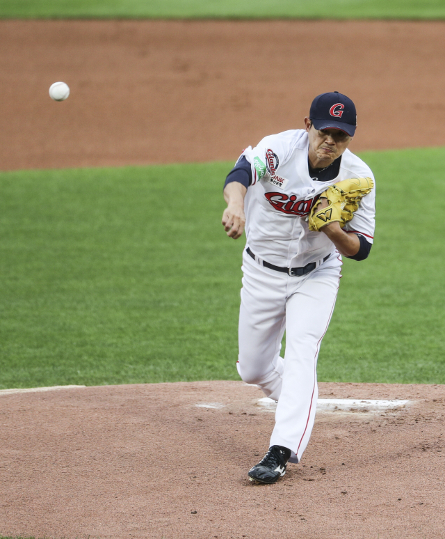 롯데 자이언츠 노경은.