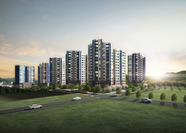 (주)동원개발은 지난 45년 동안 전국적으로 7만 세대의 주택을 공급하며 소비자들의 신뢰를 쌓아 왔다. 3무 경영 철학(무적자, 임금 무연체, 입주 무지연)을 바탕으로 시공능력 전국 10위를 목표로 뛴다. 동대구2차 비스타동원 조감도. 동원개발 제공