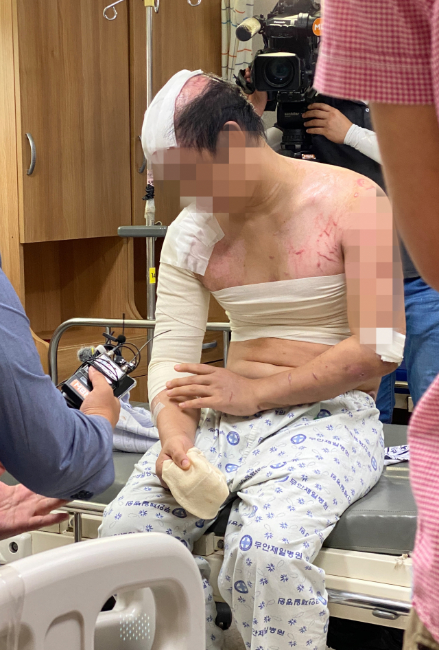 고문 같았던 가혹행위 증언하는 피해자. 연합뉴스