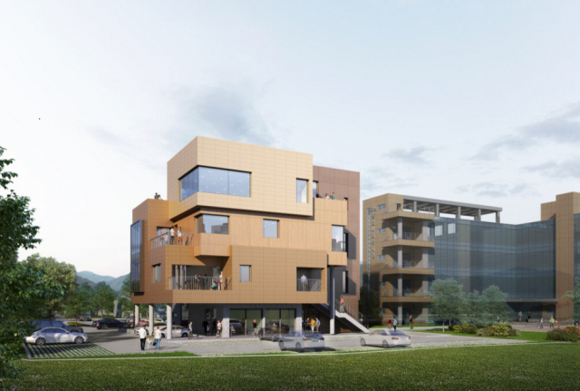 발달장애인 복지관의 설계 공모 당선작. 양산시 제공