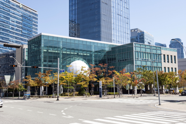 부산 해운대구 센텀시티에 위치한 APEC기후센터 전경. APEC기후센터 제공