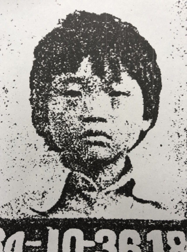 형제복지원 입소 당시 신상카드에 실린 9살 소년 한종선. 한종선 제공