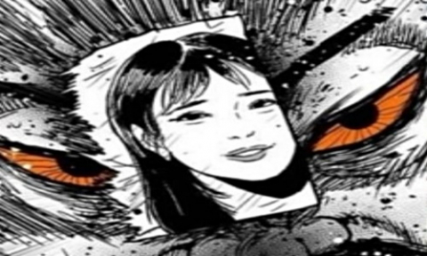 네이버 웹툰 '헬퍼2' 장면. 해당 장면에 등장한 '이지금' 캐릭터가 가수 아이유를 연상시킨다는 의혹을 받고 있다. 네이버 웹툰 캡처