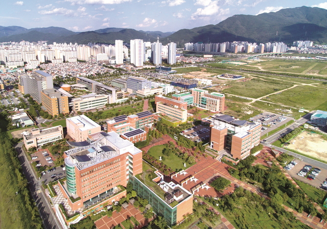 부산대 양산캠퍼스 일대 전경. 부산일보DB