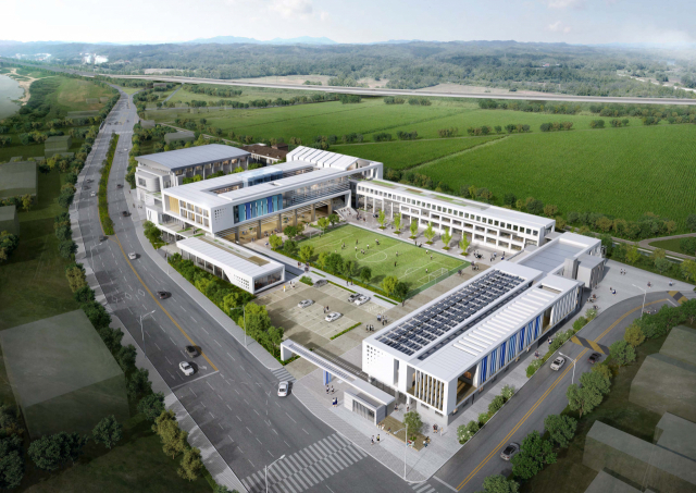 부산소프트웨어마이스터고 설계 당선작. 부산일보DB