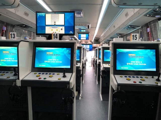 사업용 자동차 자격유지검사 버스 내부 모습. 교통안전공단 제공