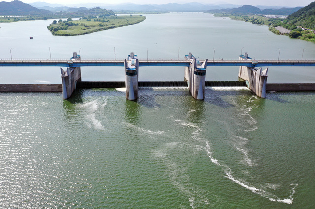 경남 창녕군 길곡면 낙동강 창녕함안보.부산일보DB