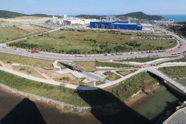 지난 14일 트렌디스토어 부지 매각 계약이 체결되면서 오시리아관광단지 내 사실상 모든 민간 투자 부지가 매각됐다. 전체 부지의 99%가 매각된 것이다. 2024년께가 되면 단지 내 모든 시설이 개장을 끝낼 것으로 전망된다. 부산일보DB